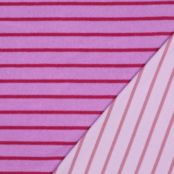 0,5 MTR. ♥ FROTTEE STREIFEN ROSA / PINK ♥