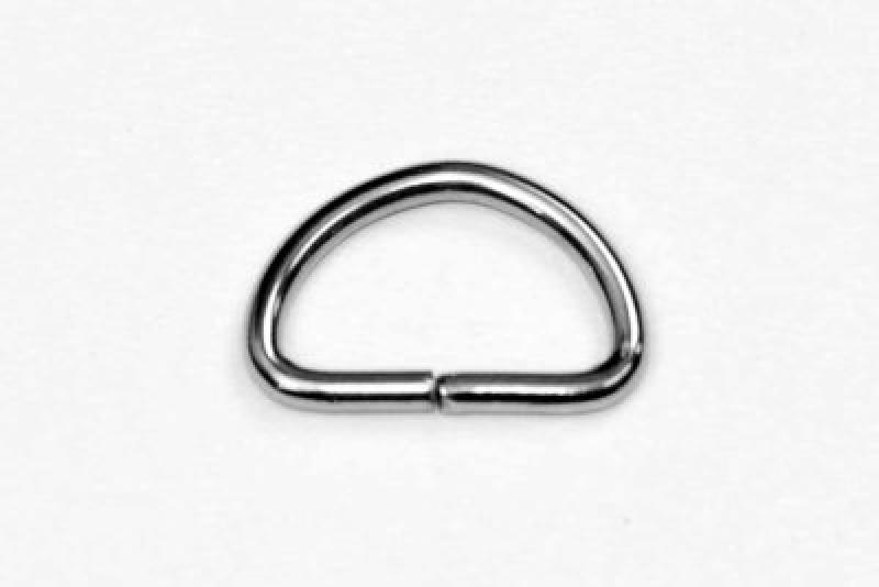 1 STüCK - D-Ring - 25mm - SILBER