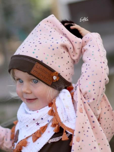 1 MTR. ♥ HIPPIE QUASTE - UNI - RoST ♥