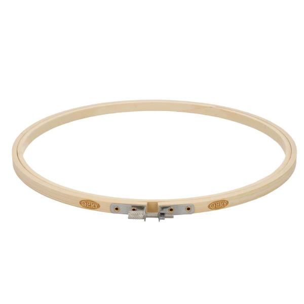 1 STüCK - STICKRING AUS HOLZ - Ø9,5CM
