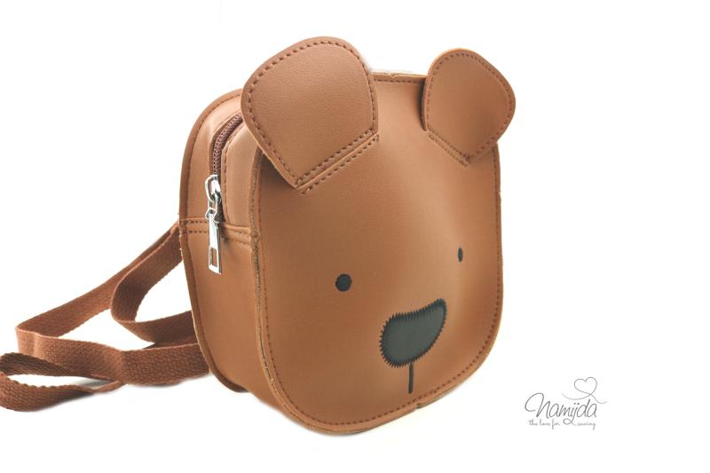 1 STüCK BäRCHEN RUCKSACK - BRAUN