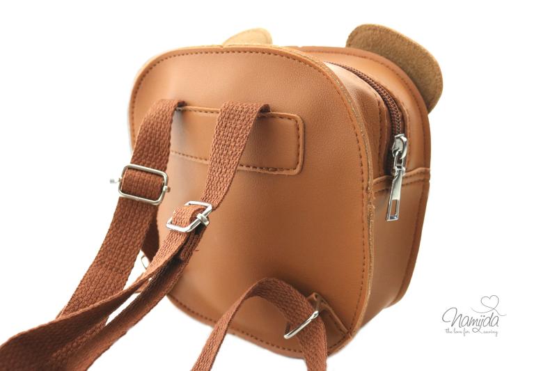 1 STüCK BäRCHEN RUCKSACK - BRAUN