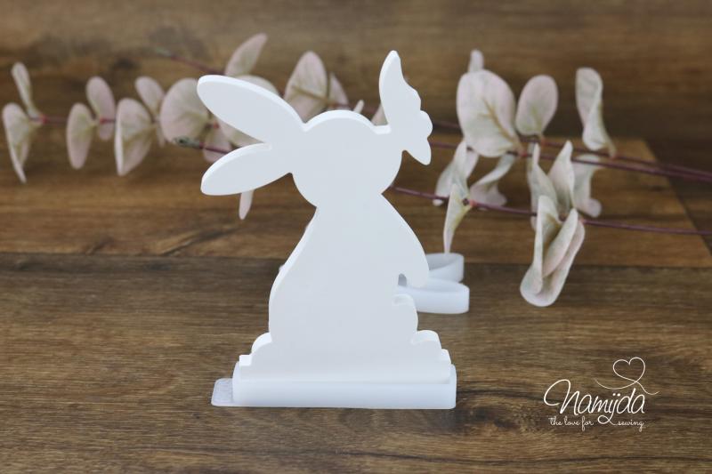 1 STÜCK ♥ GIESSFORM SILIKON EINSCHIEBER SCHMETTERLINGS-HASE♥