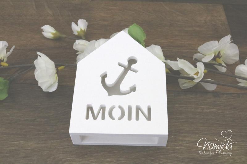 1 STÜCK ♥ GIESSFORM SILIKON HAUS VORDERSEITE MARITIM MOIN FÜR LED-HÄUSCHEN ♥