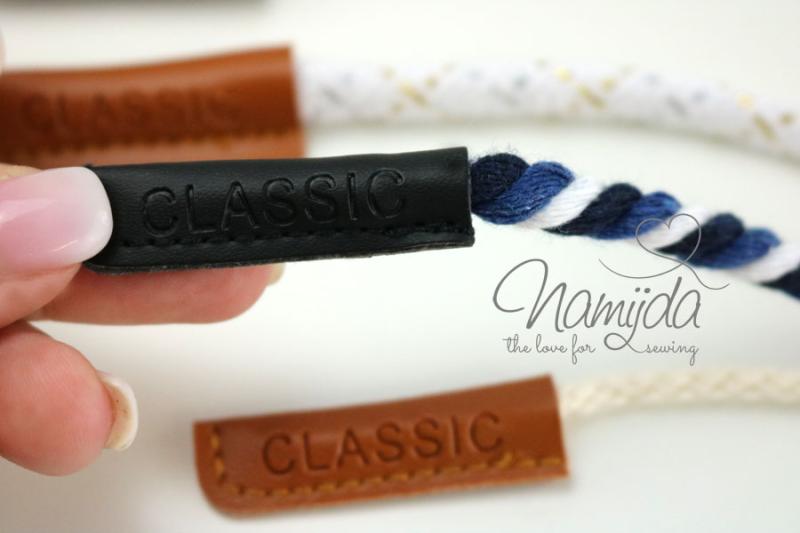 1 STÜCK KUNSTLEDER KORDELENDE - CLASSIC - SCHWARZ - 5mm