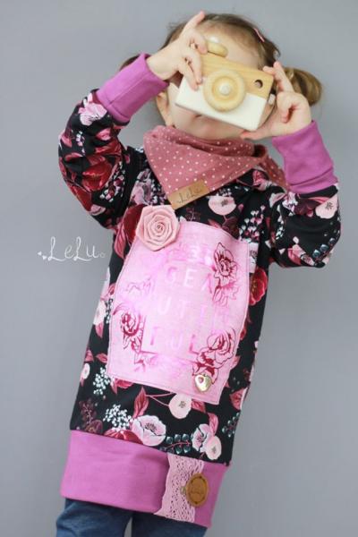 1 Stck. ♥ SATIN RoSE - GRau - 5,5cm ♥
