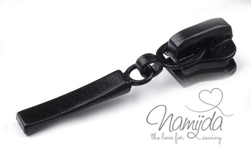 1 STÜCK - REIßVERSCHLuSS  ZiPPER - SCHwARZ - 5mm