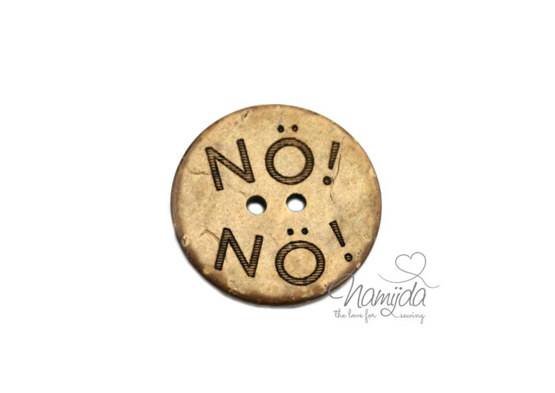 1 Stück ♥ EIGENPRODUKTION KOKOSKNOPF NÖ! - HOLZKNOPF - 22 mm ♥