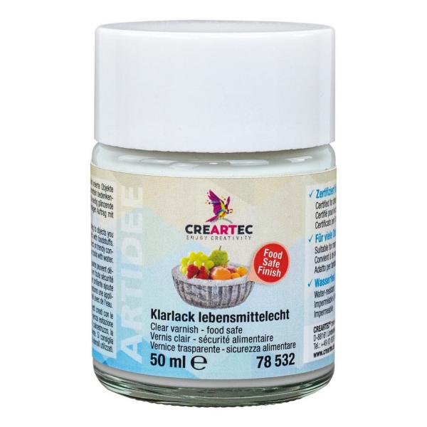 1 STÜCK - KLARLACK - LEBENSMITTELECHT 50ML