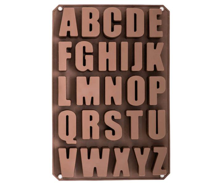1 Stück ♥ GIESSFORM SILIKON XL ALPHABET 22x33cm ♥