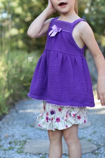 0,5 MTR. ♥ DouBLE GAUZE - Musselin LILA - Baumwollstoff ♥