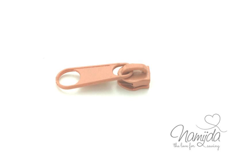 1 STÜCK - REIßVERSCHLuSS  ZiPPER - Apricot - 3mm