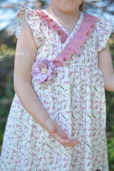 ♥1 Mtr. Wäschespitze WAVES gerüscht - NATURAL - 5cm ♥