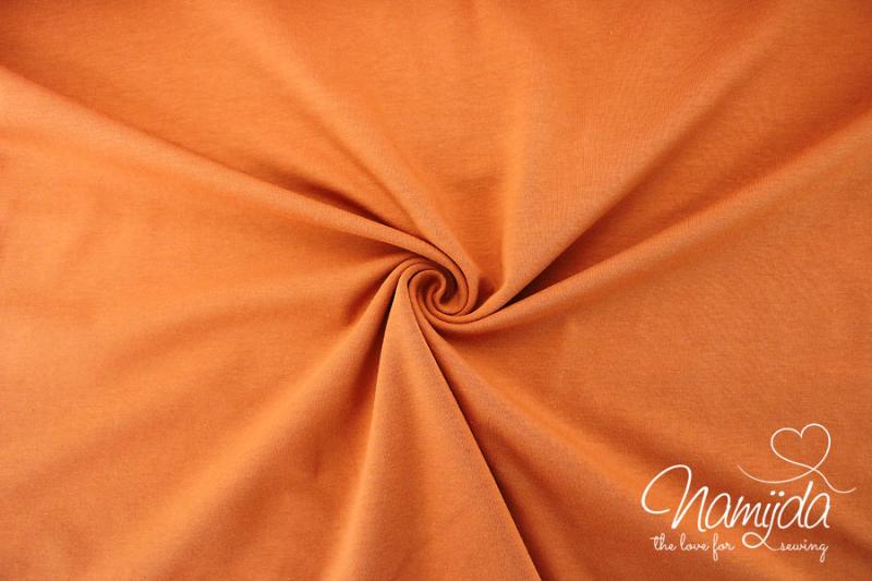 0,5 MTR. ♥ BIO  SoMMER BAUMWOLL Sweat RoST/FRENCH TERRY ♥