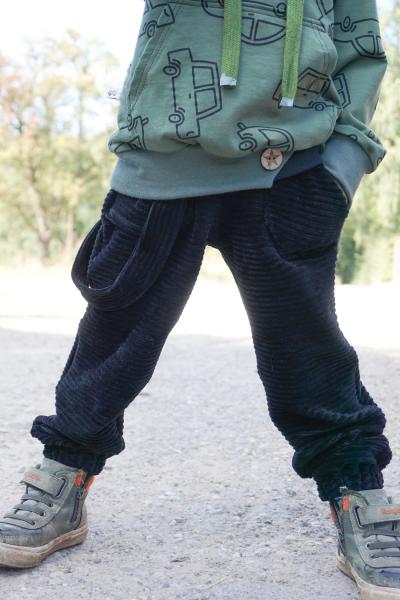 0,5 MTR.  CARS GO GREEN - FRENCH TERRY