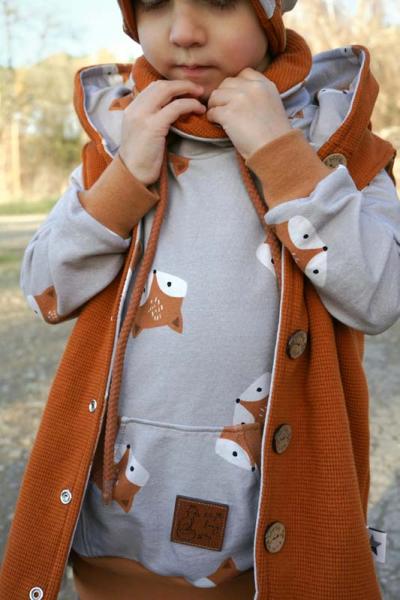 0,5 MTR. FEELING FOXY - FuCHS FRENCH TERRY