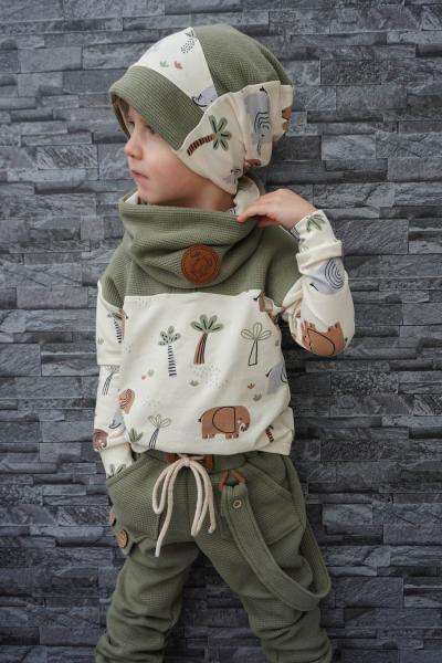 0,50 MTR. ♥ ELEFANTEN SAFARI JERSEY - CREME ♥