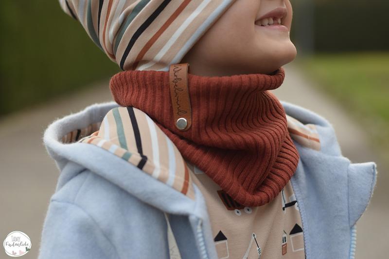 0,5 MTR. ♥ Doubelface Baumwollfleece HELLBLAU MELANGE - 100% Baumwolle ♥