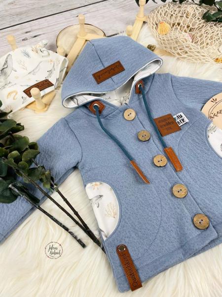 1 STÜCK KUNSTLEDER KORDELENDE - Handmade - BRAUN - 4-6mm
