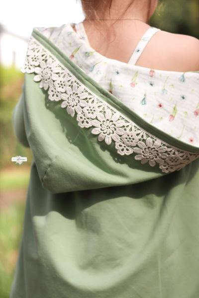 0,5 MTR. ♥ BIO SoMMER BAUMWOLL Sweat/FRENCH TERRY MAIGRüN ♥