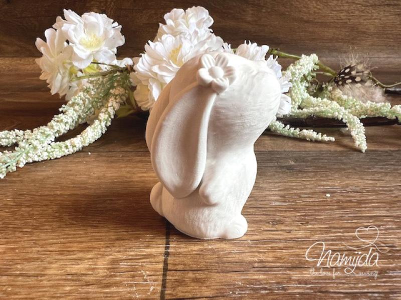 1 STÜCK ♥ GIESSFORM SILIKON HÄSCHEN FLÖCKCHEN BLUME ♥
