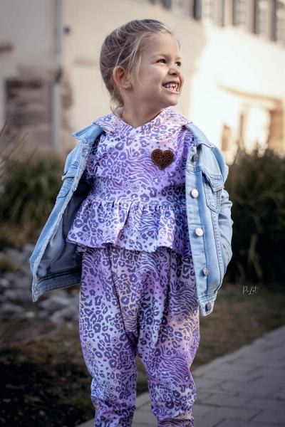 0,5 MTR.♥ WILD LEO FLOWERS MULTICOLOUR - EIGENPRODUKTION ♥