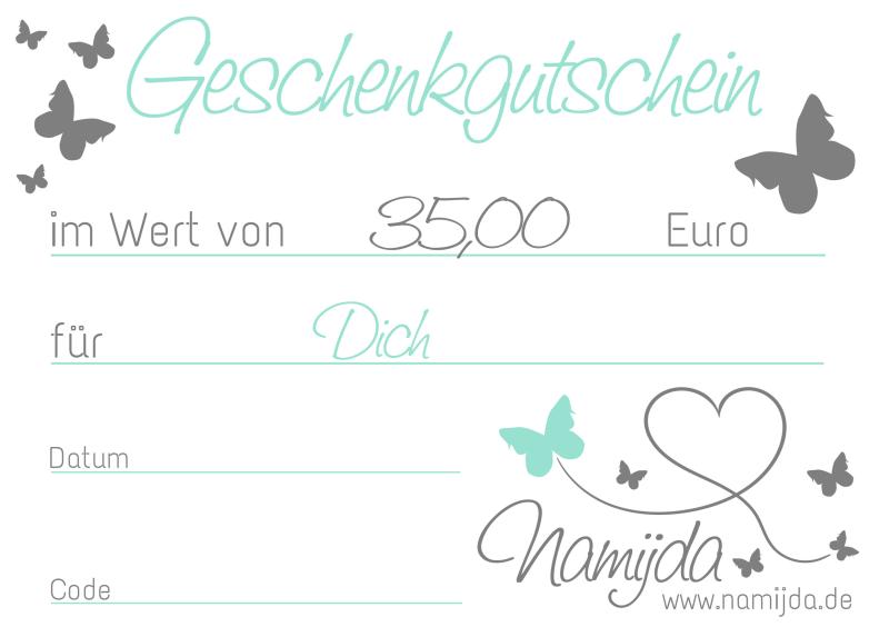 Gutschein im Wert von 35,00€