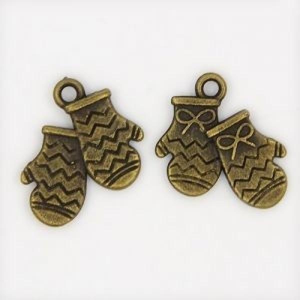 1 STCK. - ANHäNGER HANDSCHuHE - BRONZE