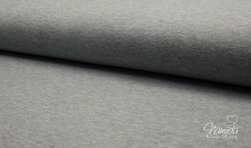 0,5 MTR. HEAVY SWEAT KUSCHLIGER WINTER SWEAT HeLLGRAU MELANGE