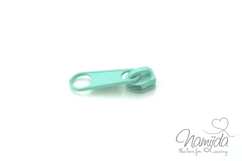 1 STÜCK - REIßVERSCHLuSS  ZiPPER - HeLL Mint - 3mm