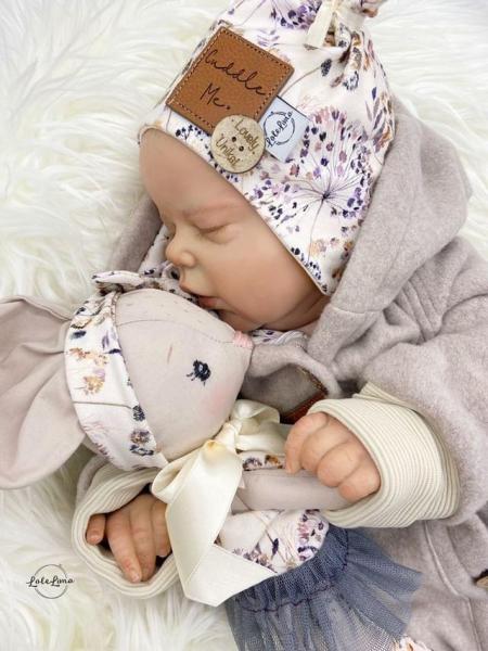 0,5 MTR. ♥ Doubelface Baumwollfleece BEIGE MELANGE - 100% Baumwolle ♥