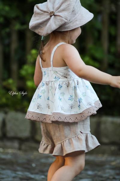 ♥1 Mtr. Wäschespitze LiLia - Taupe - 4,2cm ♥