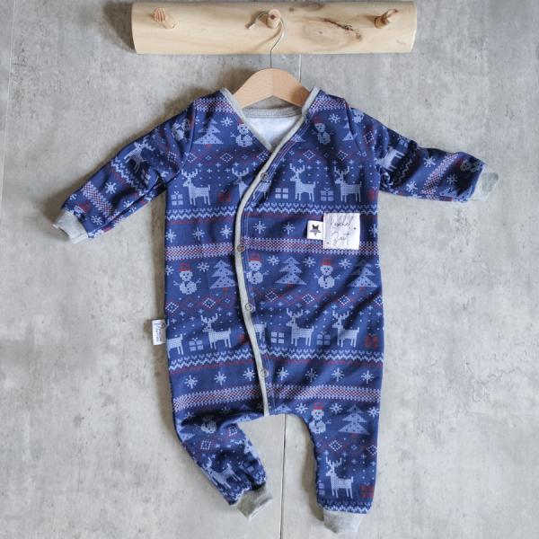 0,5 MTR. ♥ WeiHNACHTSTRAUM  NAVY EIGENPRODUKTION ♥