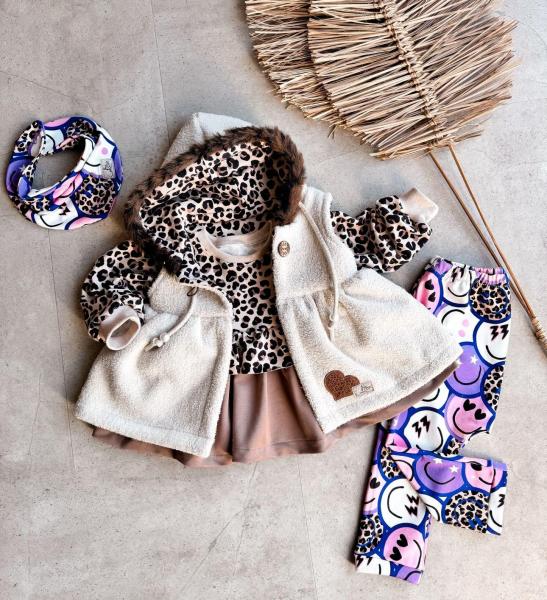 0,50 MTR. ♥ FEINCORD DOUBLEFACE FLEECE SAND STRETCH ♥