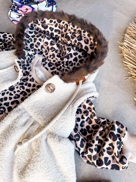 0,50 MTR. ♥ FEINCORD DOUBLEFACE FLEECE SAND STRETCH ♥