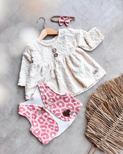 0,50 MTR. ♥ LEO APRICOT/LACHS JERSEY ♥