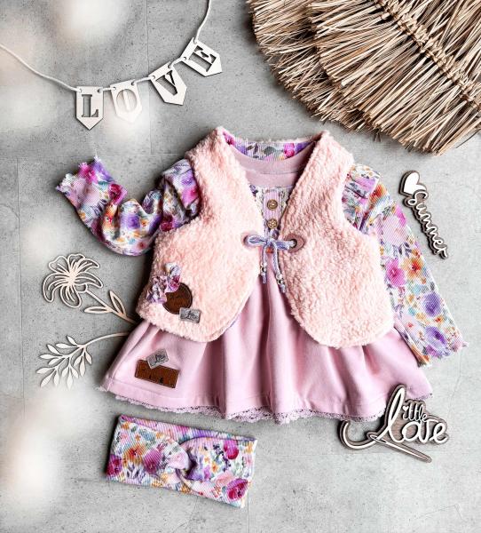 0,5 MTR. ♥ BAUMWOLL TEDDY / ZoTTEL APRICOT