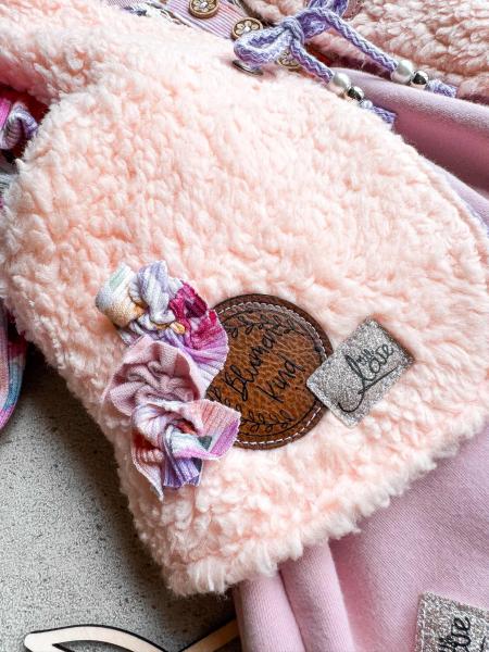 0,5 MTR. ♥ BAUMWOLL TEDDY / ZoTTEL APRICOT