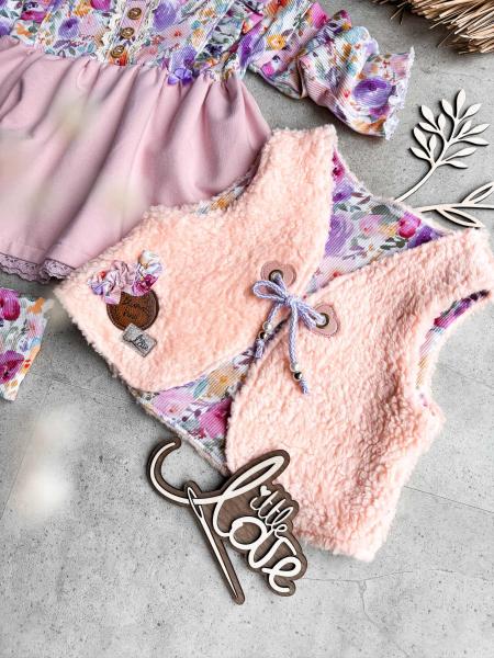 0,5 MTR. ♥ BAUMWOLL TEDDY / ZoTTEL APRICOT