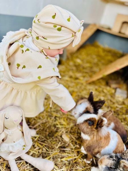 ♥1 Mtr. Wäschespitze WAVES gerüscht - NATURAL - 5cm ♥