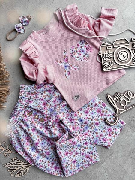 0,5 MTR.♥ BLÜTENMEER ROSE MINT BAUMWOLL POPELINE ♥