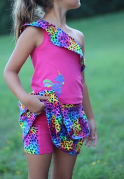 0,50 MTR. ♥ LEO DOTS RAINBOW COLOUR JERSEY ♥