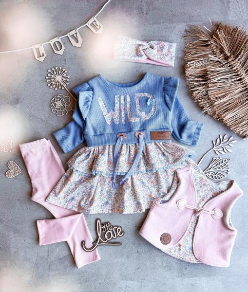 0,50 MTR. ♥ PASTEL BLOOM LOVE JERSEY ♥