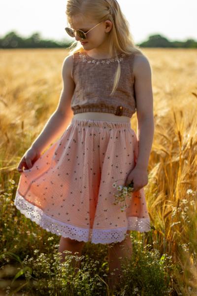 0,5 MTR. ♥ MUSSELIN GÄNSEBLÜMCHEN ♥