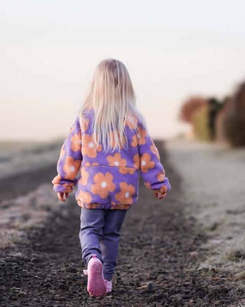 0,5 MTR. ♥ DAISIES FLOWER TEDDY FLIEDER APRICOT ♥