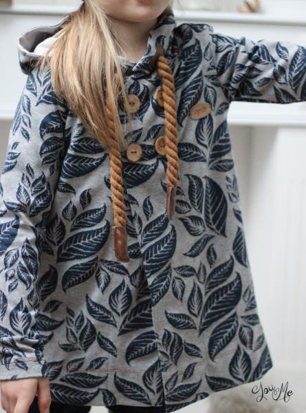 1 MTR. ♥ XXL Gedrehte Hoodie Kordel ROST meliert - 12mm ♥