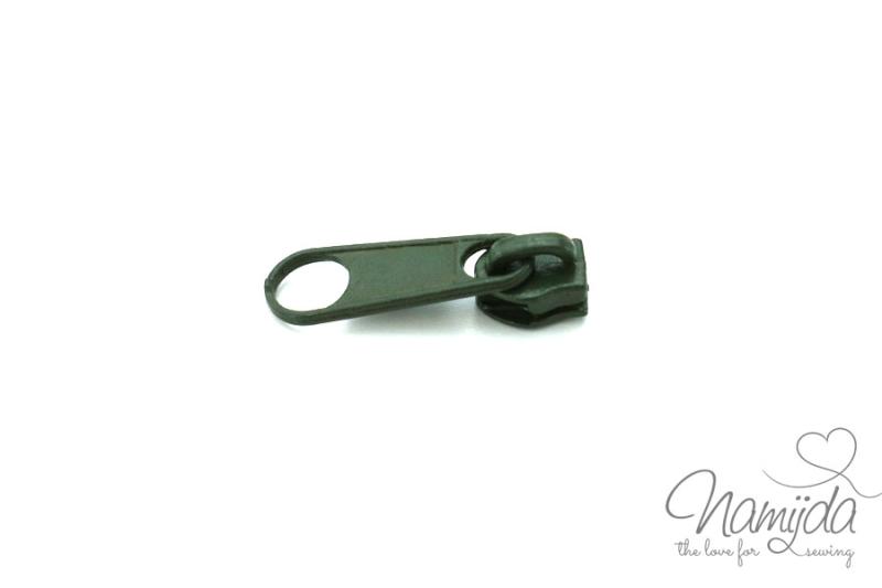 1 STÜCK - REIßVERSCHLuSS  ZiPPER - KHAKI - 3mm