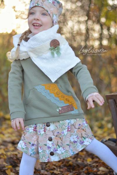 ♥1 Mtr. Wäschespitze CURVED - CREME - 4,2cm ♥