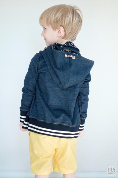 1 MTR. NETZ Hoodie Kordel - DuNKELBLau - 8mm