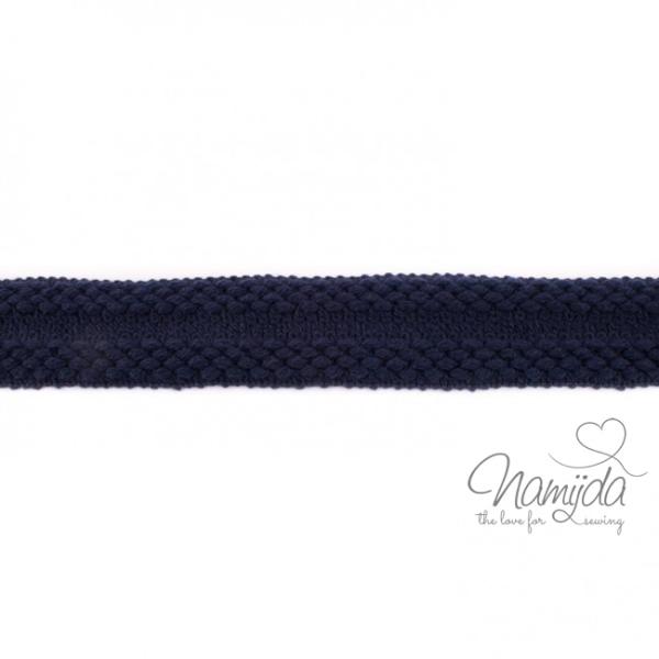 1 MTR. ♥ Einfassband Strick - Navy ♥